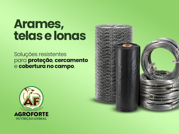 Arames, telas e lonas